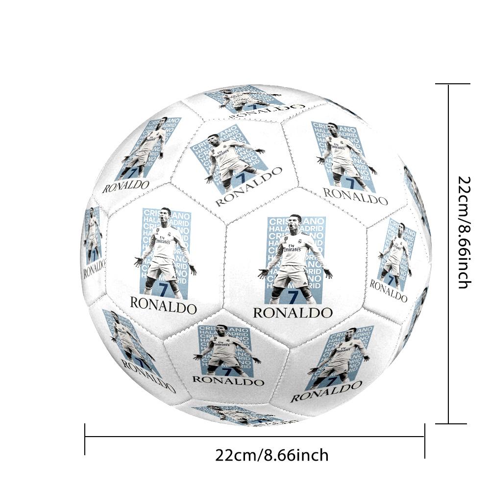 Ronaldo's World Cup Glory Size 5 Soccer Football Machine Sewn Indoor/Outdoor Training and Matches Sports Enthusiast Gifts