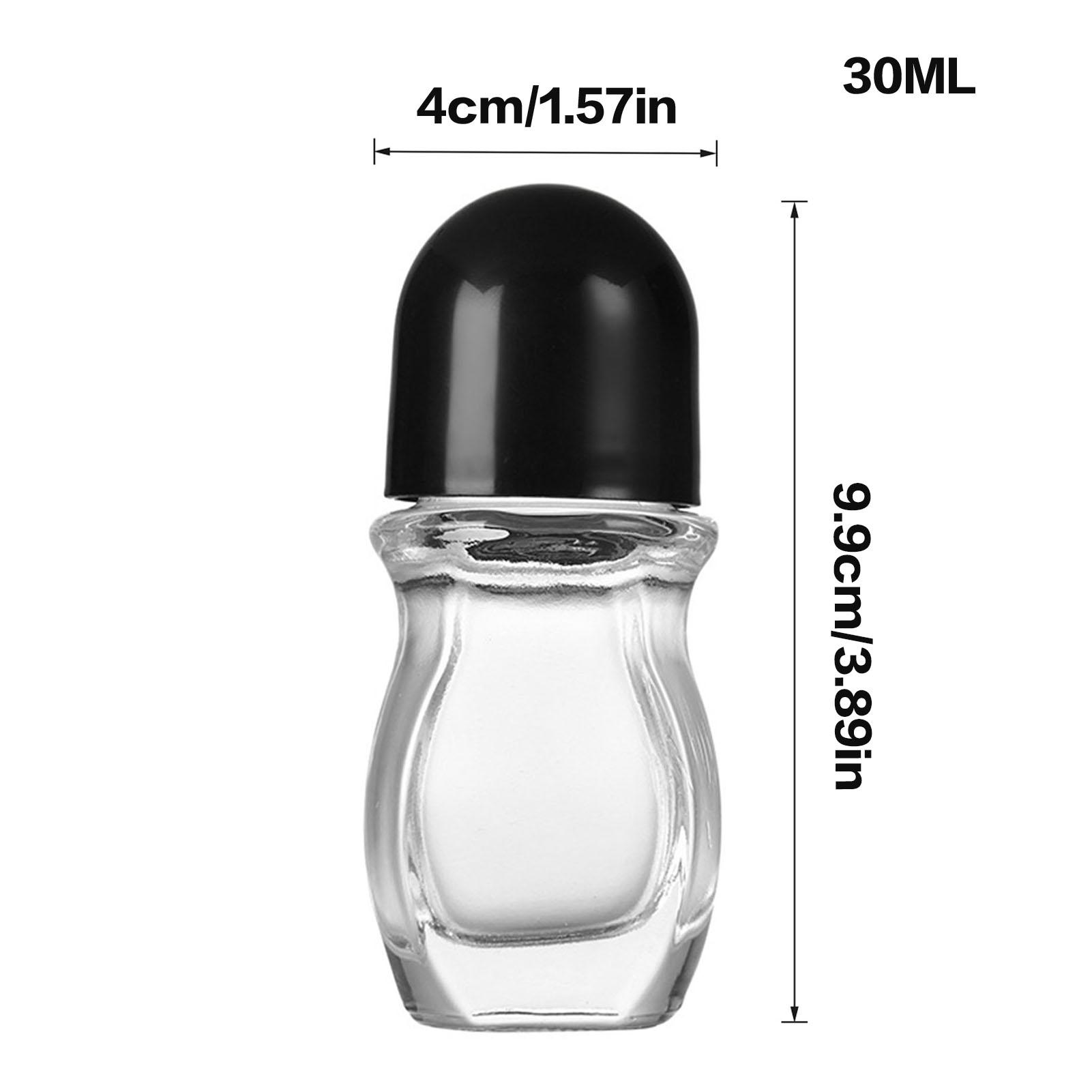 

30/50 мл Роликовые флаконы для эфирных масел Пустые Прозрачные Стеклянные Роликовые флаконы Дорожные Пробники Виалы для эфирных масел с роликовым шариком