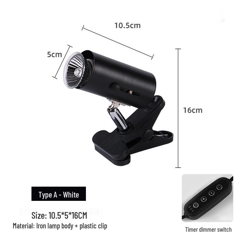 

Черепахова УФБ Лампа Нагріву з Затискачем для Прийняття Сонячних Ванн та Кальцієвої Добавки