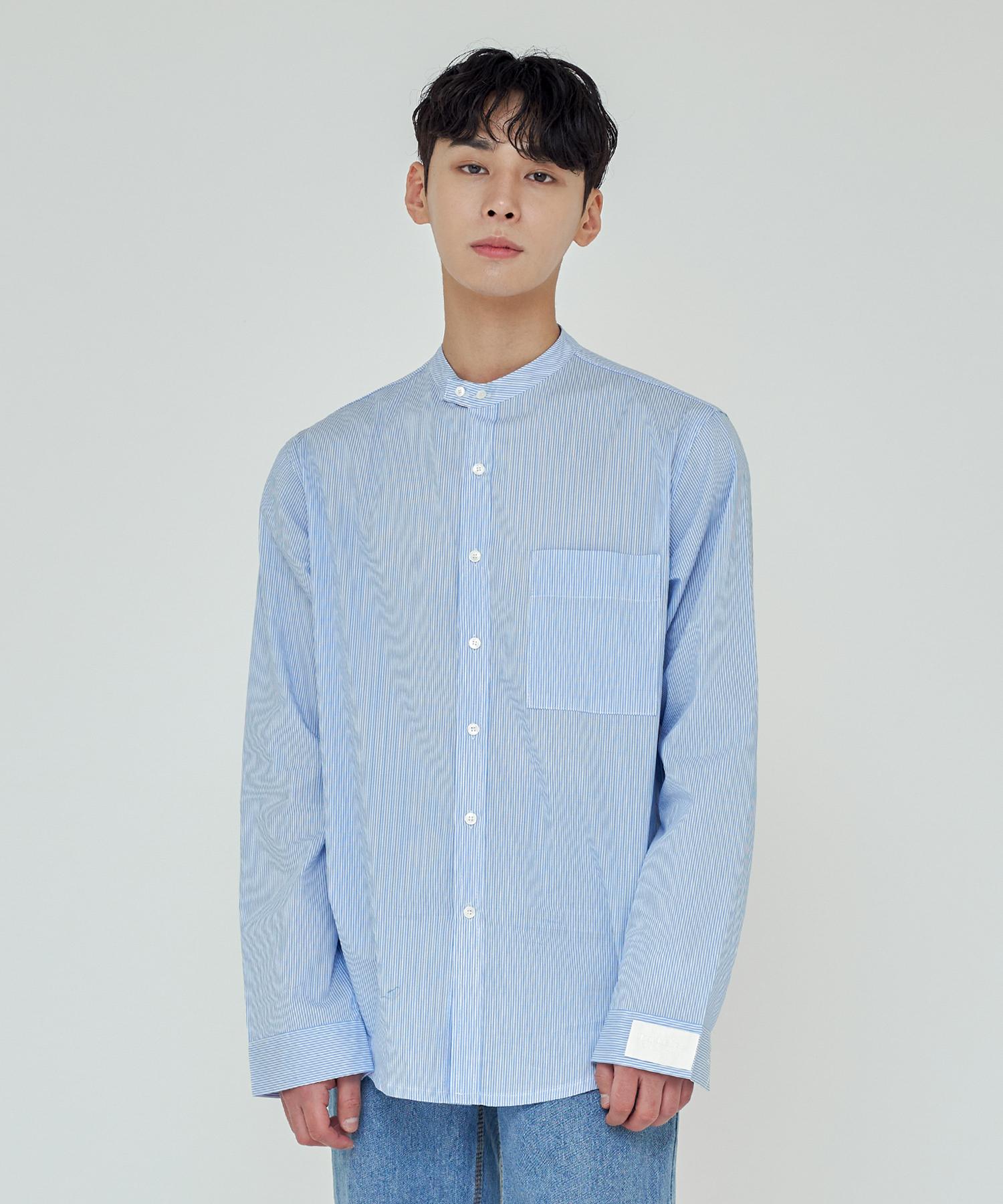 Triple Sense Comfort Non-Collar St Shirts Light Blue Light Blue/L