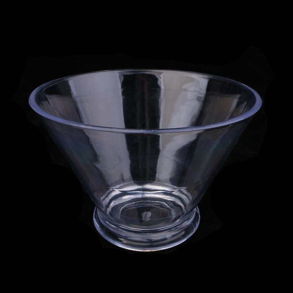 Clear Acrylic Bowl Dishes Fruit Salad Kitchen Tools Glass Cup Tray 15CM