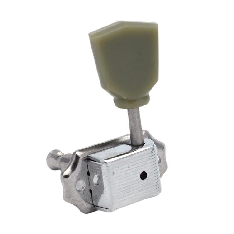 6Pcs Semi Closed Tuning Pegs Keys Tuner Machine Head Black Guitar Tuning Pegs Guitar Accessories Easy to Install