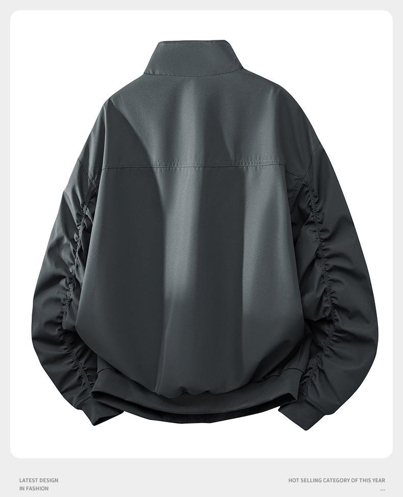 Men's Lightweight Fashionable Lapel Jacket - Luxury Spring/Autumn Versatile Casual Coat