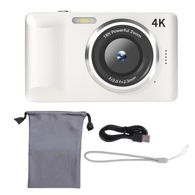 Digital Camera 4K 64MP 2.8 Inch Display Autofocus 18x Digital Zoom Camera with Flash for Travel Life Recording