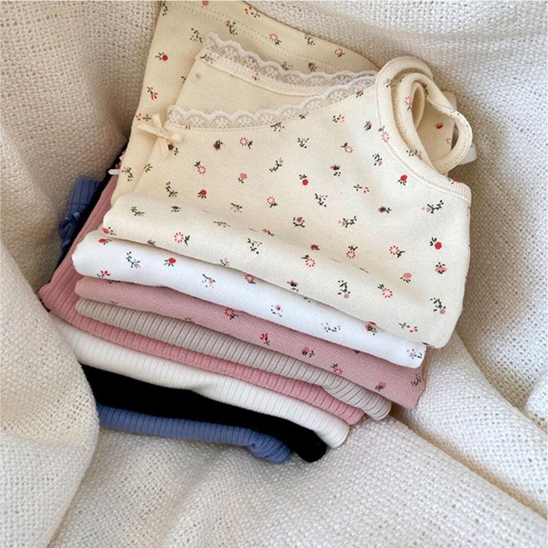 Dámská sexy štíhlá květinová krajková tílko - všestranný styl BM 2025