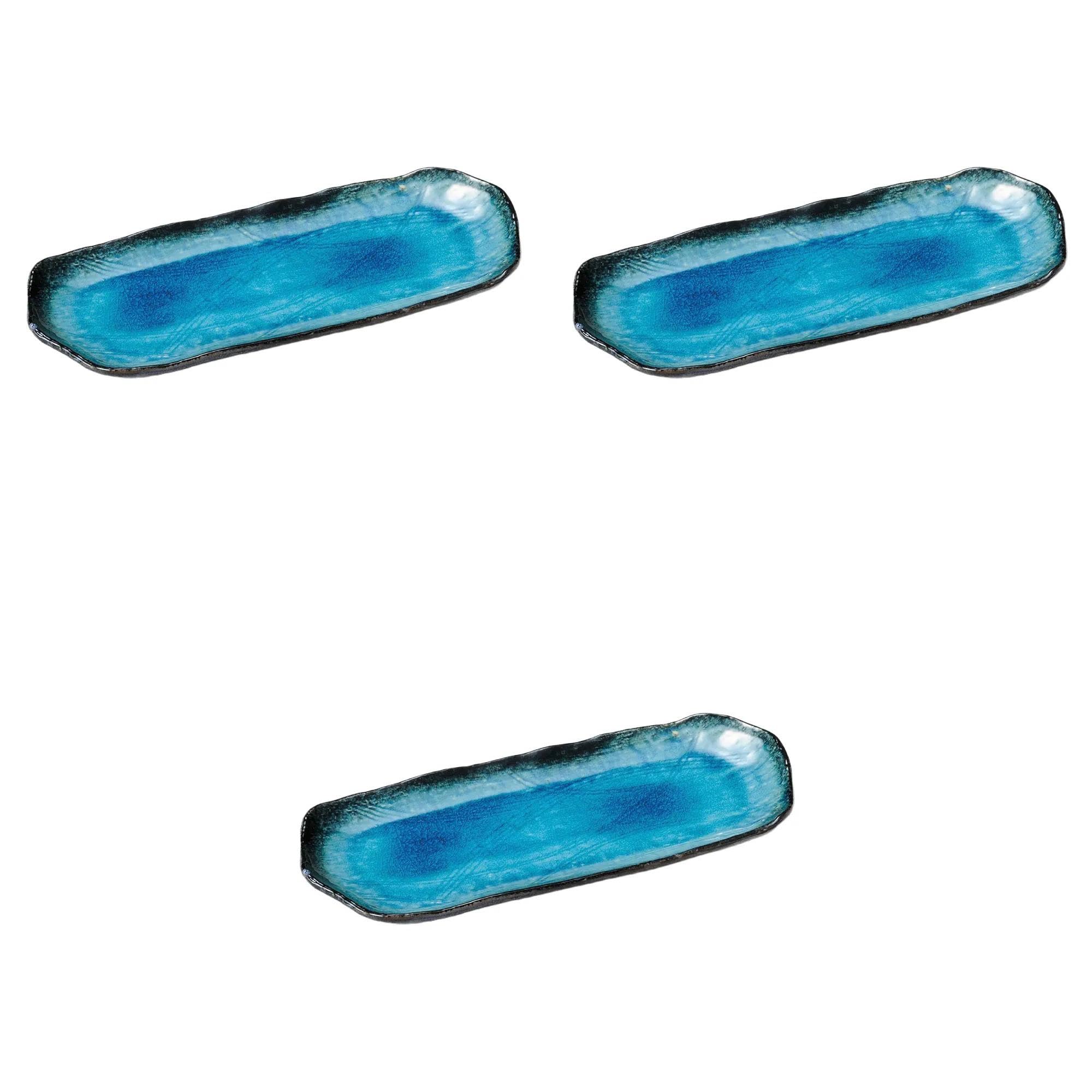 

Набор из 3 тарелок Скумбрия Атка Небо x x Овальная миска Сетомонохонпо [36.5 16.5 2.5 см] (Очень большой)