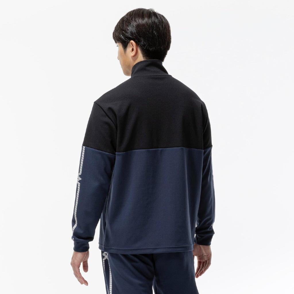 Training Wear MCL Deep Navy x Size S [Mizuno] Warm-up Jacket, Sweat-wicking, Quick-drying, Stretch, 32MCD110, Unisex, Black,