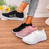 Large Size Spring and Summer New Women's Sports and Leisure Running Shoes Soft Sole Breathable and Lightweight Student Men's and Women's Mesh Shoes