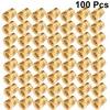 50/100pcs M3 M3*5.7-OD4.6 Thread Knurled Brass Threaded Heat Set Heat Resistant Insert Embedment Nut for 3D Printer Accessories