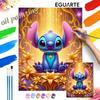 Stitch Oil Painting Hand Painting Art Kit Coloring Painting Handmade Diy Home Decoration Gift