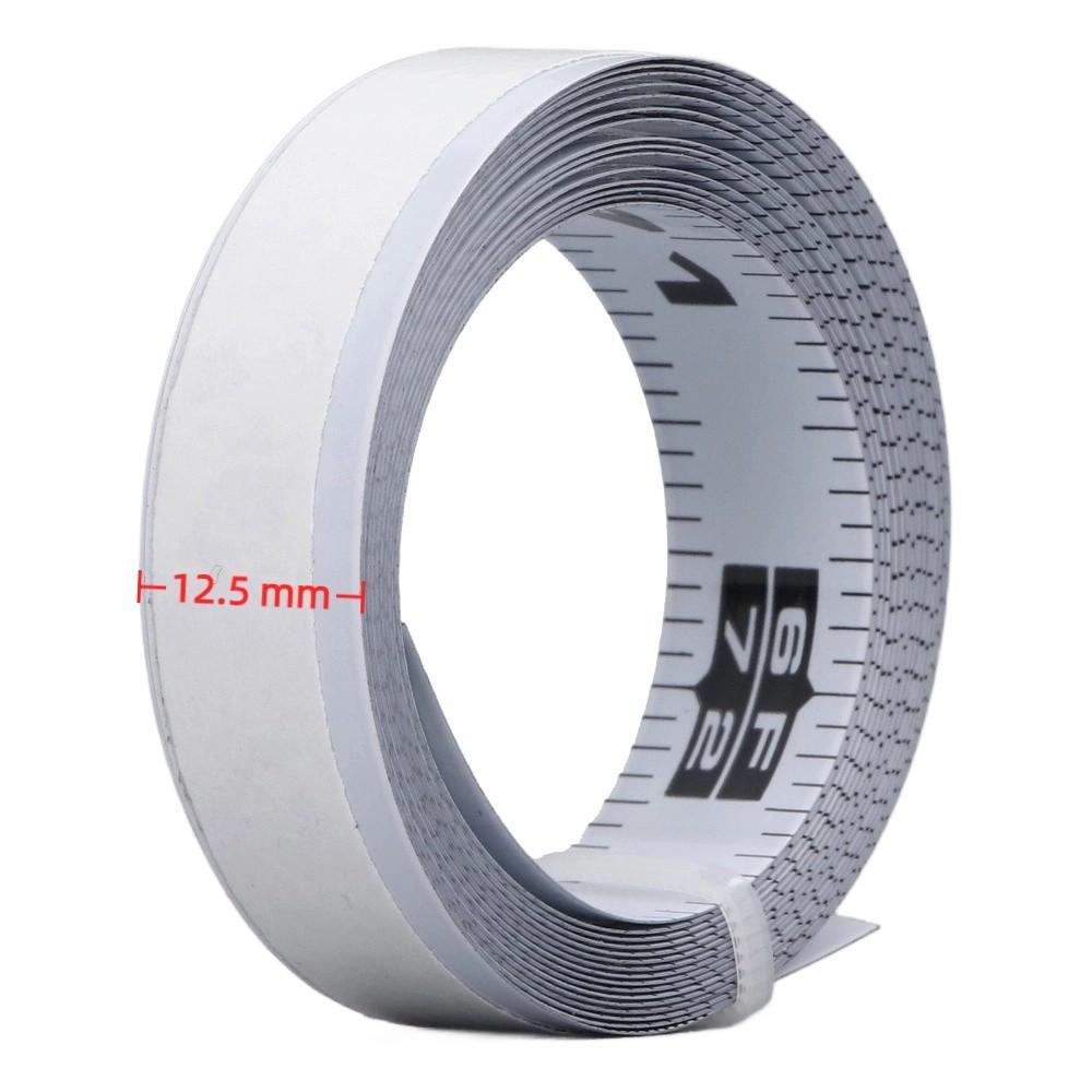 Carbon Steel Self Adhesive Tape Measure Left to Right Reading Imperial Scale Workbench Ruler Measuring Tape 72 Inch
