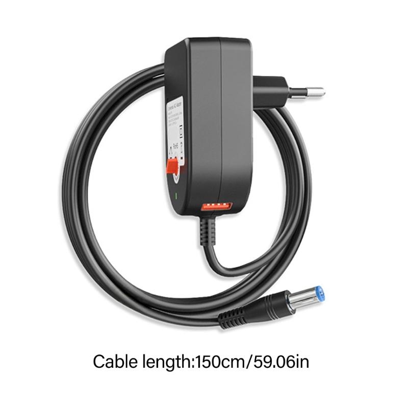 Adjustable 12V DC100-240V to DC5521 Power Supply Adapter 100-240V Input with Safety Protections