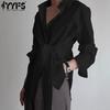 YYFS Women's Fashion Casual Summer Spring Solid Color Print Long Sleeve POLO-Neck Blouses & Shirts