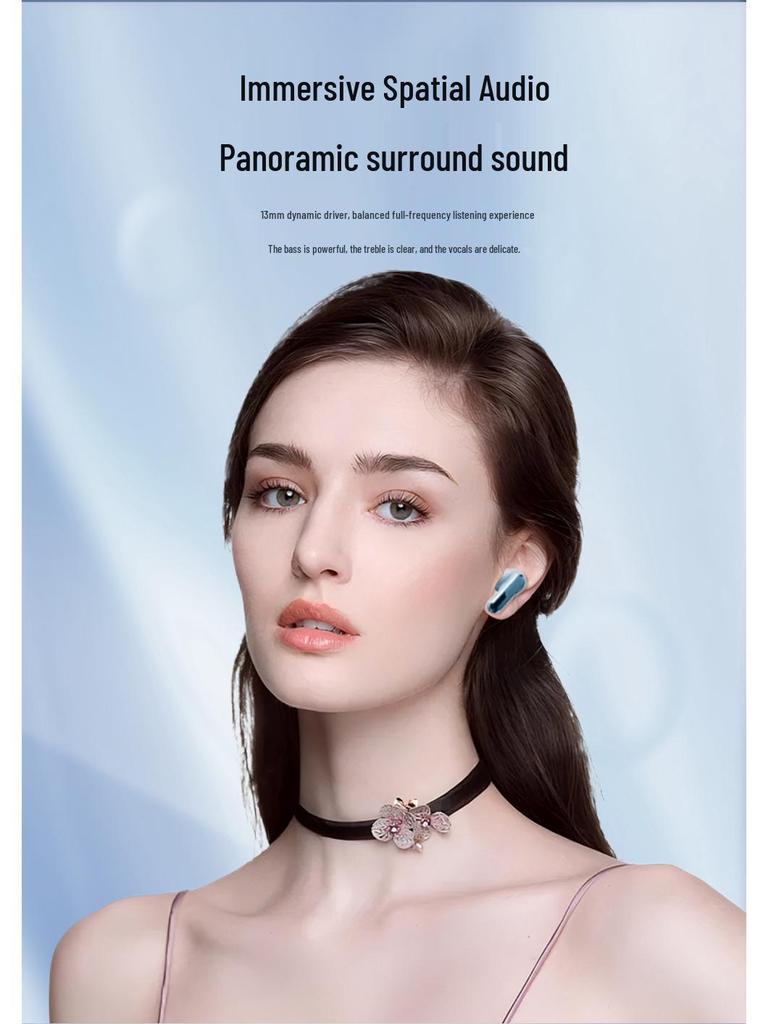 Smart Bluetooth Earbuds with Color Screen, Touch Control, ANC Dual Noise Cancelling, In-Ear, Wireless.