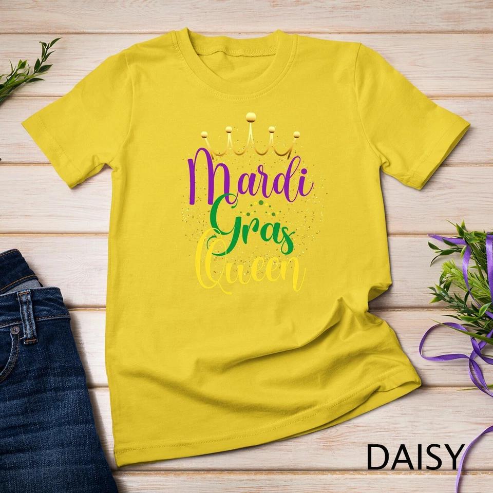 Mardi Gras Queen Parade Costume Party Women Gift Mardi Gras Unisex T-shirt 3 S