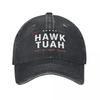 Hawk Tuah Spuck auf das Ding Meme Unisex Stil Baseballkappen Internet Neueste Stars Used Look Gewaschene Kappen Hut Verstellbare Kopfbedeckung