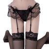 Silk Lace Thigh-High Stockings - Sheer, Skin-Tone, Over-the-Knee Sexy Legwear