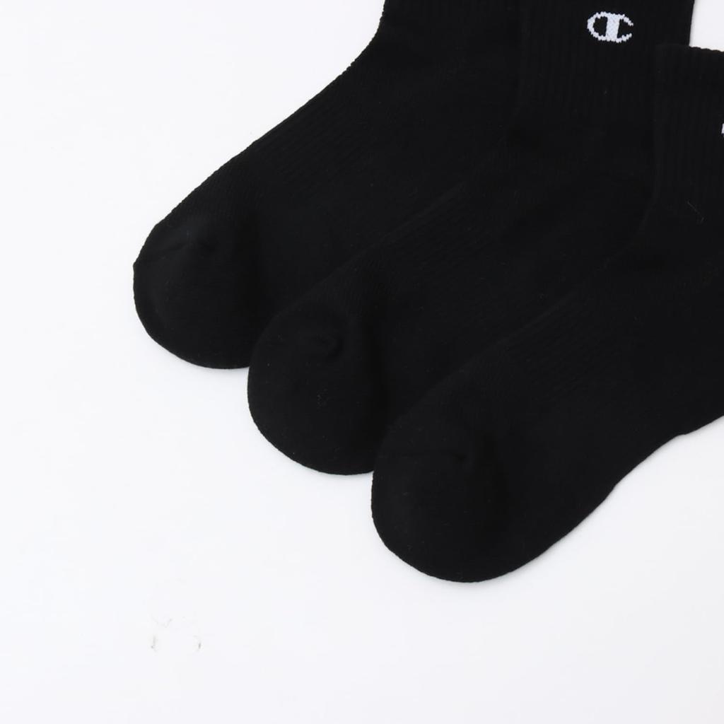 Champion Sada chodidel Antibakteriální a Jednobodové 3 páry Krátké cm Ponožky, Kryty, Ponožky, 3, Deodorizační, Logo, Ponožky, Doplňky, C3-XB721S, Pánské,