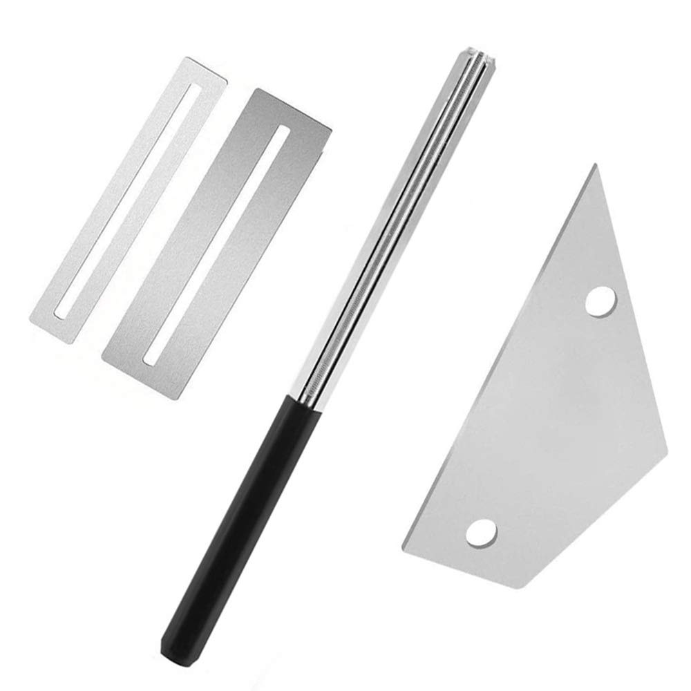 MOLATE Guitar File Set Guitar Fret Polishing Plate Maintenance Supplies Guitar File Guitar String Instrument Tool Kit 4-Piece - - - -