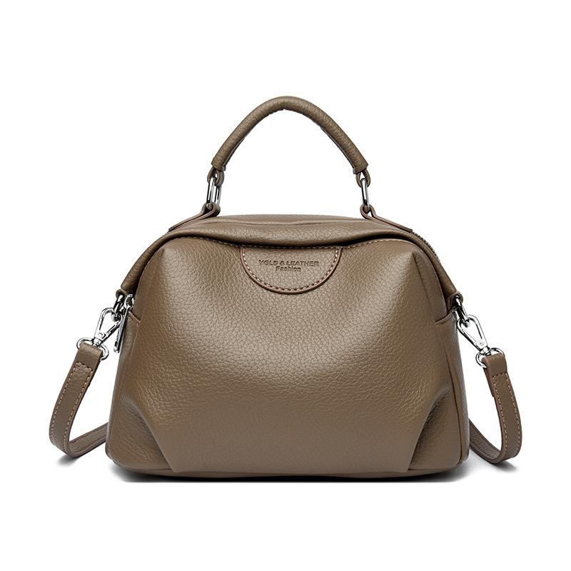 Women's Bag New Fashion Shoulder Messenger Handbag Large Capacity Lychee Pattern Bag