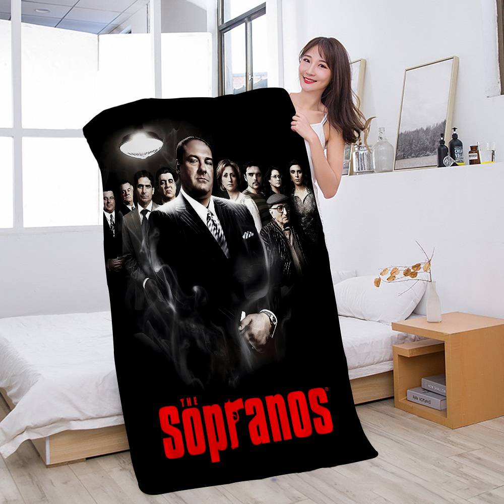 The Sopranos Family Movie Microfiber Blanket Quick Drying Beach Towels Oversized Printing Super Absorbent Pool Towel Blanket