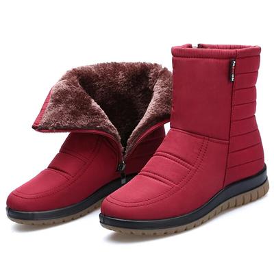 Waterproof Snow Boots Women Winter Shoes Cold Winter Women Ankle Boots Non-slip Ladies Cotton Shoes Plus Size 42