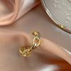 Unique Design Stylish Silver Plated Finger Ring For Women Adjustable And Trendy