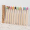 BPA Free Ready Stock Customizable Recyclable Kraft Box Gourd S-Shaped Soft Bristle Eco-Friendly Bamboo Toothbrush