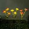 Waterproof Design Solar Garden Lights Solar Powered Stake Lights Daffodil Stake Lamps Narcissus Artificial Plants