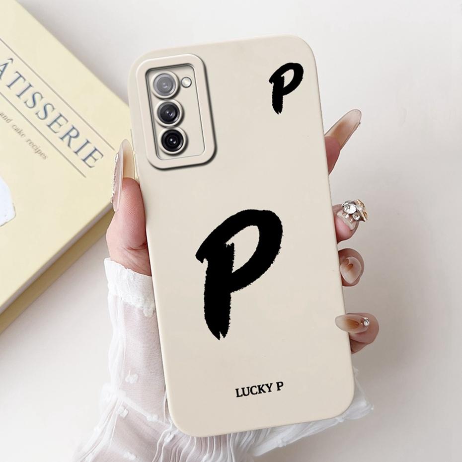 New Fashion Letter Phone Case For Samsung Galaxy S20 FE S20+ Soft Silicone Shockproof Cover For Samsung S20 Plus S20FE 5G Bumper