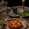 Round With Handle Decorative Tray Retro Metal Plate Bread Trays Storage Bread Serving Tray