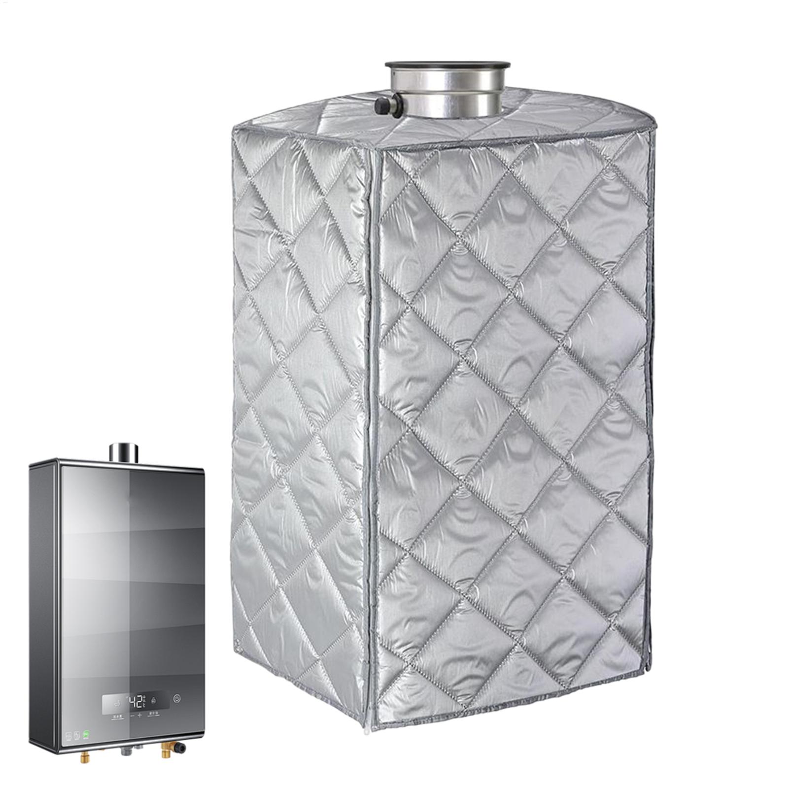 Water Heater Cover 47x33x75cm Outdoor Tankless Enclosure Waterproof Dustproof Four Season Protective Case for Rain Snow Leaves