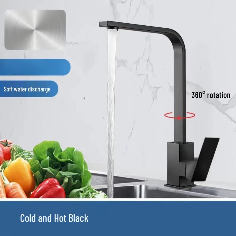 

TLXT Кухонный настенный смеситель из нержавеющей стали