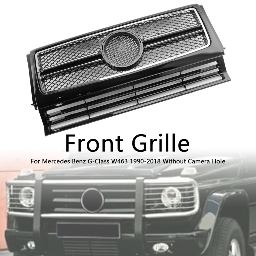 Chrome Black Front Bumper Grill Grille Fit Mercedes Benz W463 1990-2018
