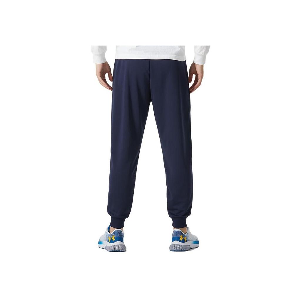 Under Armour Logo Print Breathable Casual Knit Sports Pants Men Pants Navy 23600704-409