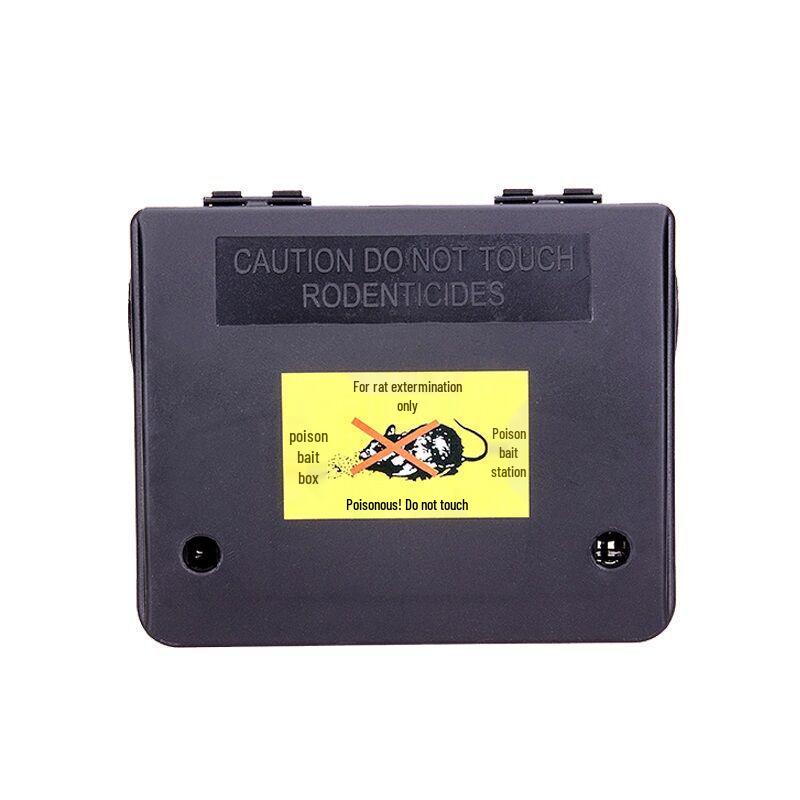 Double-Lock Mouse Bait Station Box with Lock