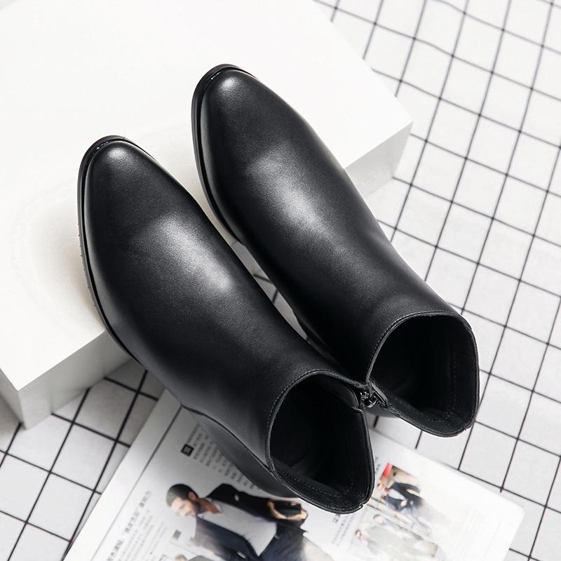 Men Chelsea Boots Brand Retro Leather Men Ankle Boots Comfortable Shoes for Men Outdoor Motocross Boots Business Men Shoes