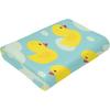 Yellow Cartoon Duck Flannel Fleece Throw Blankets for Bed Sofa Living Room Soft Blanket Warm Throw Blanke