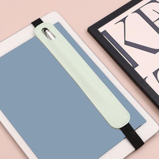 Stylus Pen Case Smooth Faux Leather Firm Sticthing Elastic Band Lightweight Portable Protective Stylus Pen Holder Notebook Pen Storage Pocket Sleeve