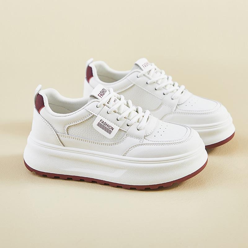 Spring little white shoes new Korean version ins female students platform heightening sports board shoes casual street shot KT255