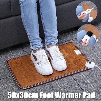 3 Warmer Waterproof Feet Leg Warmer Carpet Thermostat Warming Pattern Leather Heating Foot Mat Electric Heating Pads