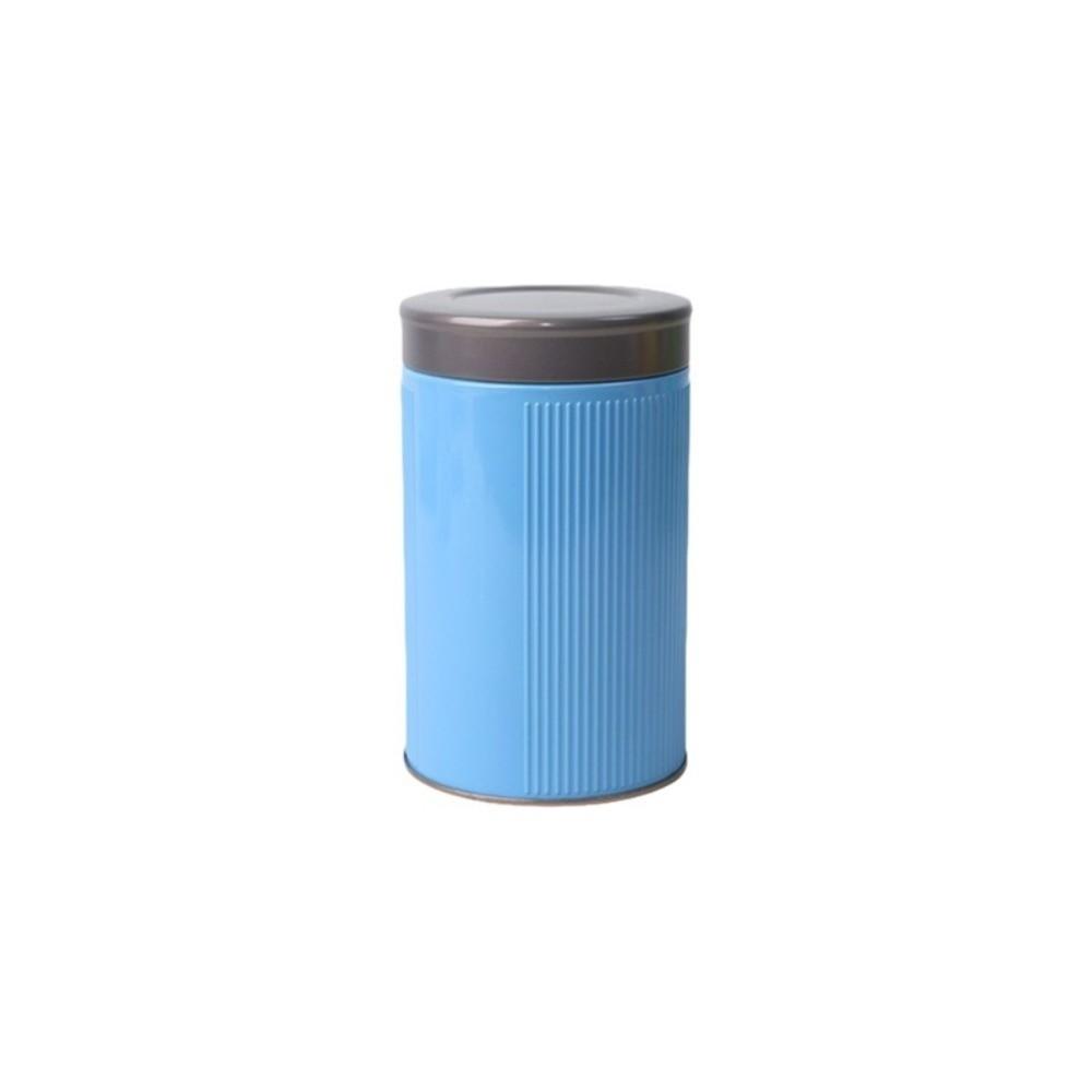 Thickened Loose Tea Canister Solid Color Tea Tin Can Portable Tea Storage Box Travel Portable