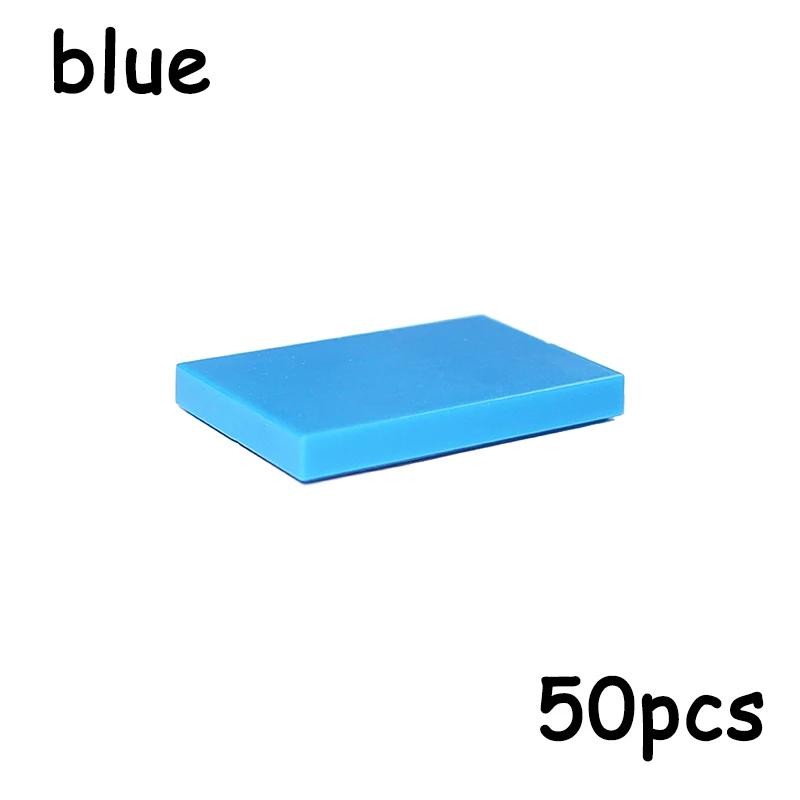 50PCS MOC Assemble Particles 26603 Size 2x3 Bricks Flat Tile Smooth 2*3 Building Blocks DIY Educational Creative Toy for Kids