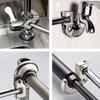 Useful Adjustable Head Basin Wrench Carbon Steel Multi-Functional Sink Wrench Plumbing Tool Drain Installation