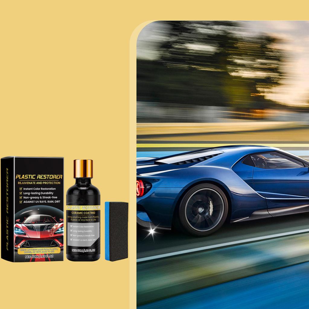 Car Ceramic Coating Plastic Refurbisher Anti-scratch Gloss Enhancing Car Paint Maintenance And Agent 50ML