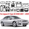 Для Jaguar X-Type X400 2001-2009 Аксесуари для інтер'єру автомобіля з вуглецевого волокна Панель CD-консолі, накладка на кнопку підйому скла, панель освітлення для читання, наклейка
