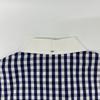 Sportmax Authentic Japanese Gingham Check Sleeveless Flared Shirt Dress 38 Blue X Black X whiteUsed