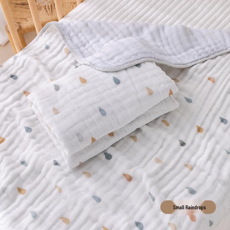 All-Season Baby Bamboo Cotton Swaddle & Gauze Bath Towel