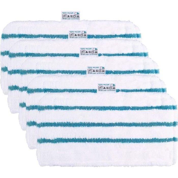 Rectangular Microfiber Cloth for Black and Decker Steam Mop FSM1630, FSM1616, FSM1605, FSMH13E5, FSMH1321 FSMP20 [Pack of 5]