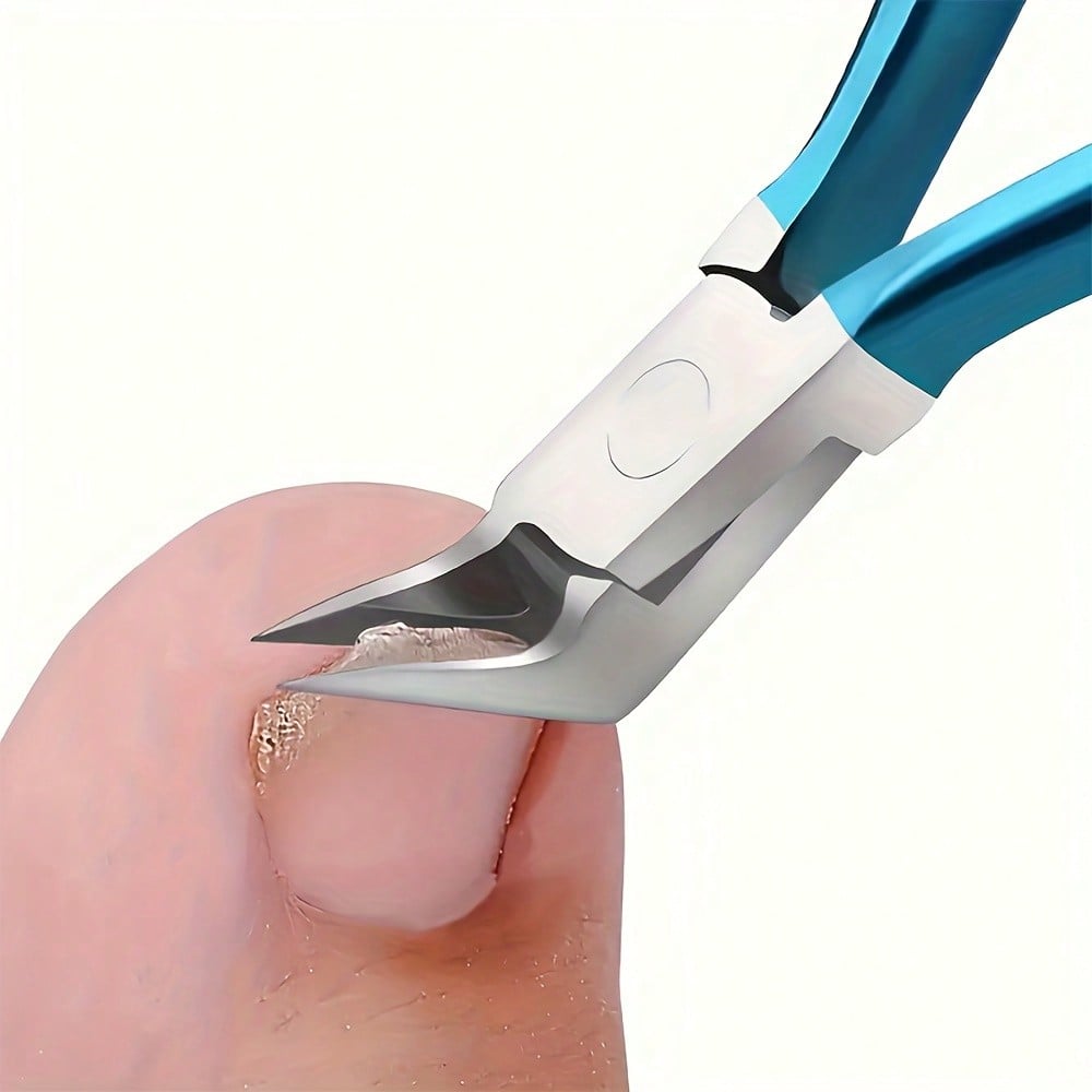 Blue Professional-Grade Nail Clippers for Thick and Hard Easy To Grip, Precise Toenail Trimming, Sharp and Durable, Nail Clippers